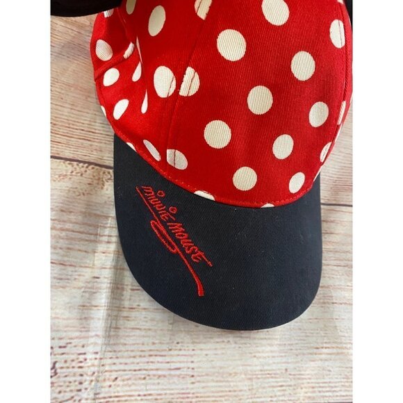 Disney Park Minnie Mouse Kid's Polka Dot Snap Back Cap - 54-57CM - Picture 2 of 8